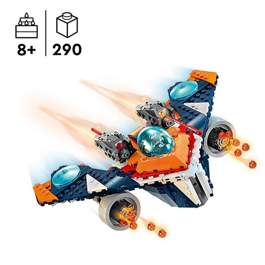 LEGO Marvel 76278 Warbird di Rocket vs. Ronan, Astronave Giocattolo per Bambini di 8+ Anni, Regalo Guardiani della Galassia - 3