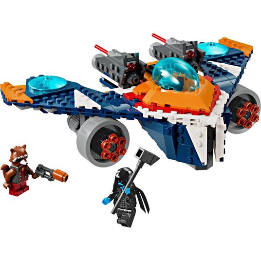 LEGO Marvel 76278 Warbird di Rocket vs. Ronan, Astronave Giocattolo per Bambini di 8+ Anni, Regalo Guardiani della Galassia - 7