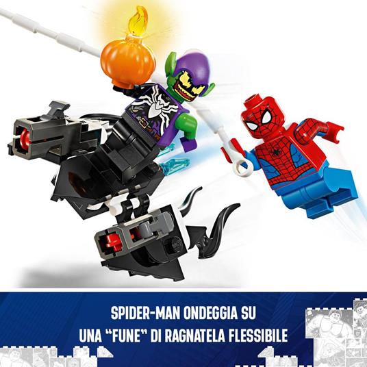 LEGO Marvel 76279 Auto da Corsa di Spider-Man e Venom Goblin, Gioco per Bambini di 7+ Anni, Veicoli Giocattolo dei Supereroi - 5