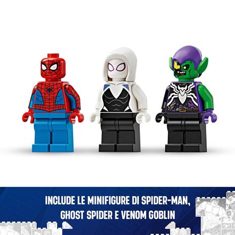 LEGO Marvel 76279 Auto da Corsa di Spider-Man e Venom Goblin, Gioco per Bambini di 7+ Anni, Veicoli Giocattolo dei Supereroi - 6