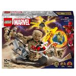 LEGO Marvel 76280 Spider-Man vs. Uomo Sabbia: Battaglia Finale con Minifigure dei Cattivi, Gioco per Bambini 10+, Idea Regalo