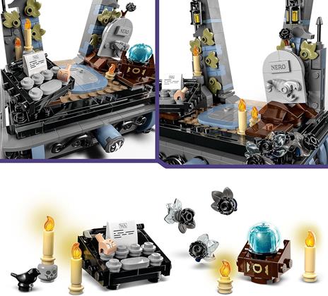 LEGO Wednesday Personaggio di Mercoledì Addams, Modellino da Costruire di Personaggio Snodabile con Mano e Accessori 76780 - 4