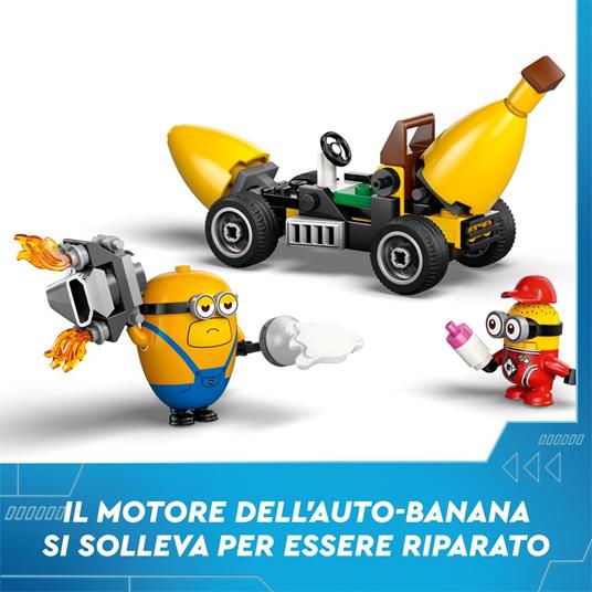 LEGO Cattivissimo Me 75580 I Minions e lAuto Banana, Macchina Giocattolo da Costruire, Giochi per Bambini 6+, Idea Regalo - 4