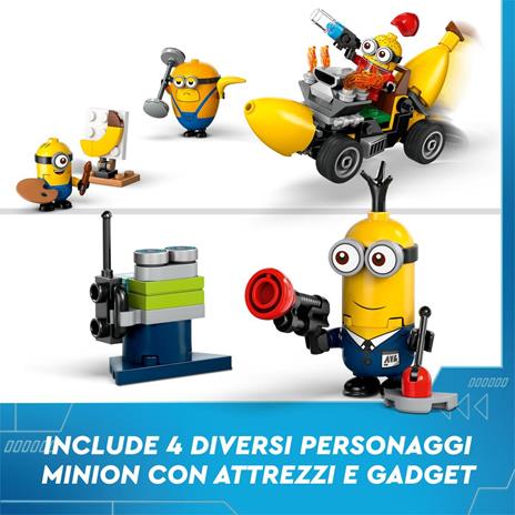 LEGO Cattivissimo Me 75580 I Minions e lAuto Banana, Macchina Giocattolo da Costruire, Giochi per Bambini 6+, Idea Regalo - 5