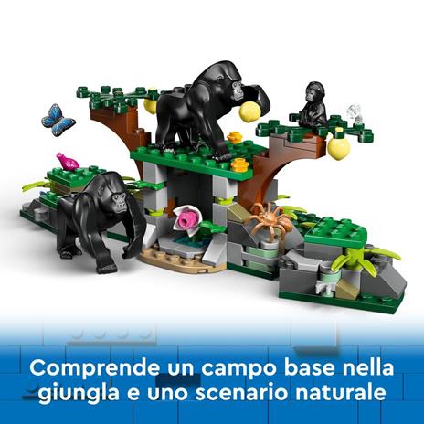 LEGO City 60437 Elicottero dell’Esploratore nella Giungla, Giochi per Bambini 8+ con Veicolo Giocattolo, Animali e Minifigure - 5