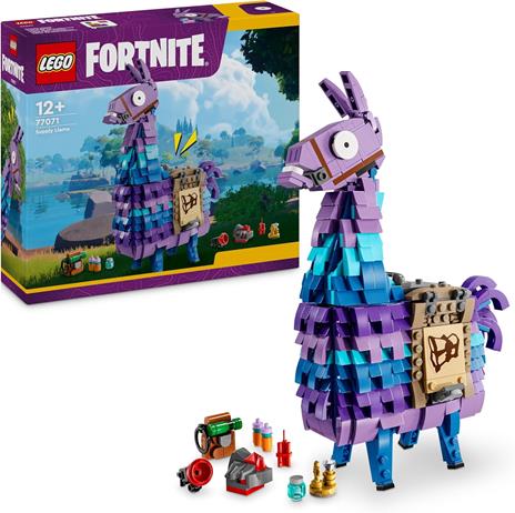 LEGO Fortnite 77071 Lama delle Scorte, Personaggio Giocattolo dal Videogioco da Collezione, Gioco per Bambini 12+