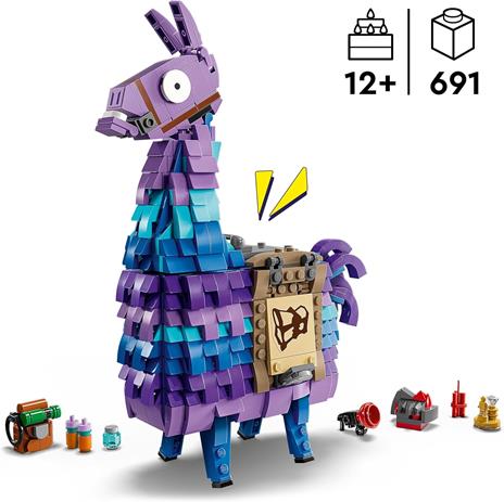 LEGO Fortnite 77071 Lama delle Scorte, Personaggio Giocattolo dal Videogioco da Collezione, Gioco per Bambini 12+ - 2