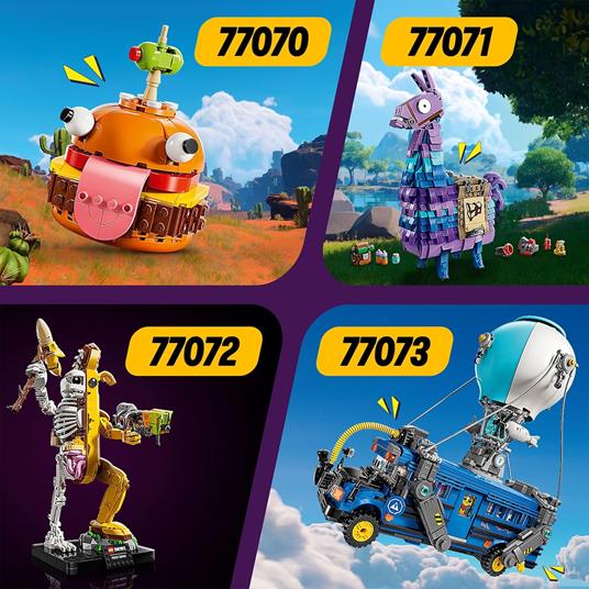 LEGO Fortnite 77071 Lama delle Scorte, Personaggio Giocattolo dal Videogioco da Collezione, Gioco per Bambini 12+ - 6