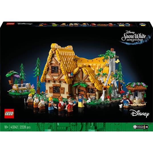 Il cottage di Biancaneve e i Sette Nani - Disney 43242 - LEGO - Set mattoncini - Giocattoli | IBS