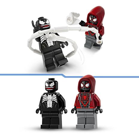 LEGO Marvel 76276 Mech di Venom vs. Miles Morales, Giocattolo Action Figure per Bambini 6+ Anni con Minifigure di Spider-Man - 5