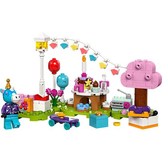 LEGO Animal Crossing 77046 Festa di Compleanno di Giuliano Giochi Creativi per Bambini 6+ Minifigure di Unicorno Giocattolo - 7