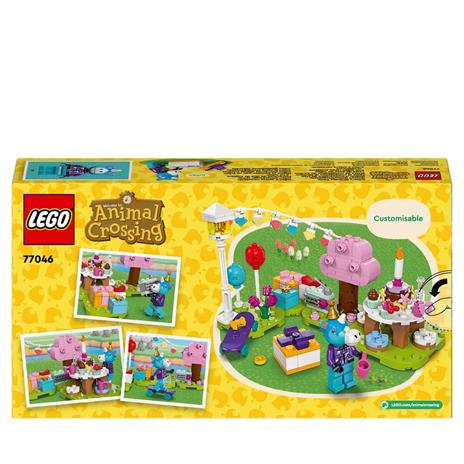 LEGO Animal Crossing 77046 Festa di Compleanno di Giuliano Giochi Creativi per Bambini 6+ Minifigure di Unicorno Giocattolo - 8