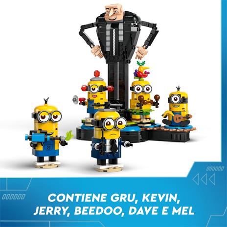 LEGO Cattivissimo Me 75582 Gru e Minions in Mattoncini, Set dal Filmcon Personaggi da Costruire, Giochi per Bambini 9+ - 6