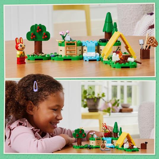 LEGO Animal Crossing 77047 Bonny in Campeggio Giochi Creativi per Bambini 6+ con Coniglietto Giocattolo e Tenda da Costruire - 2