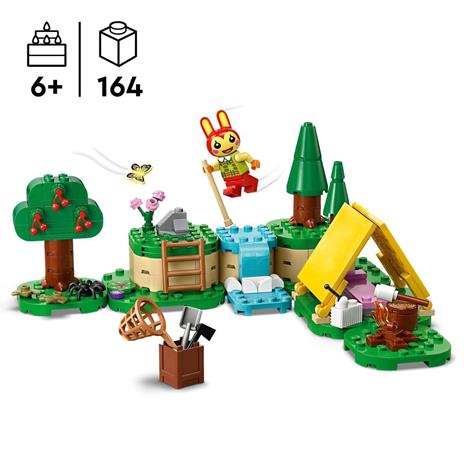 LEGO Animal Crossing 77047 Bonny in Campeggio Giochi Creativi per Bambini 6+ con Coniglietto Giocattolo e Tenda da Costruire - 3