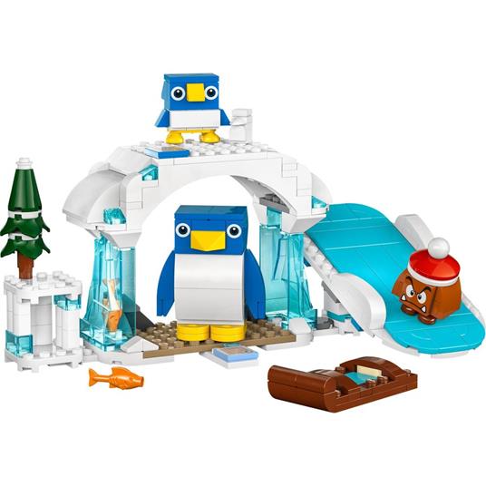 LEGO Super Mario 71430 Pack di Espansione La Settimana Bianca della Famiglia Pinguotto Giochi per Bambini 7+ con 3 Personaggi - 8