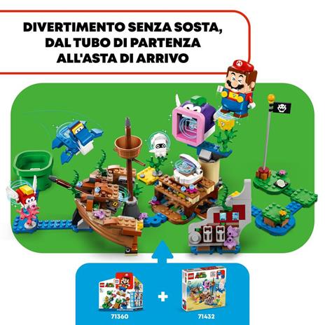 LEGO Super Mario 71432 Pack di Espansione Il Veliero Sommerso di Dorrie Giochi Bambini 7+ con Barca Giocattolo e 4 Personaggi - 3