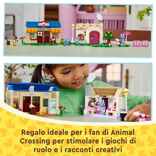 LEGO Animal Crossing 77050 Bottega di Nook e casa di Grinfia, Giochi Creativi per Bambini 7+ con Negozio e Casa Giocattolo - 5