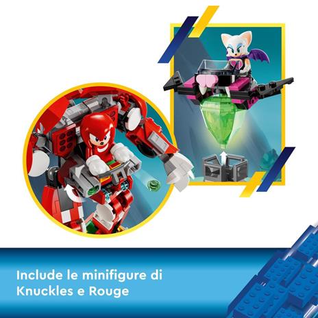 LEGO Sonic the Hedgehog 76996 Il Mech Guardiano di Knuckles, Giochi per Bambini da 8 Anni in su con Personaggi del Videogioco - 6