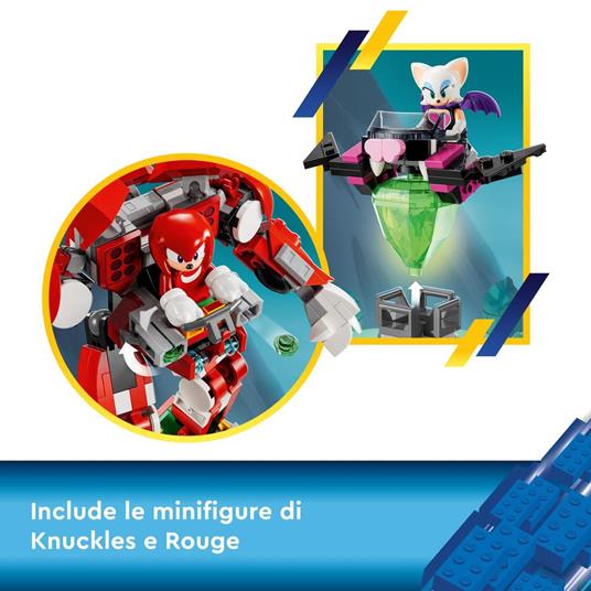 LEGO Sonic the Hedgehog 76996 Il Mech Guardiano di Knuckles, Giochi per Bambini da 8 Anni in su con Personaggi del Videogioco - 6