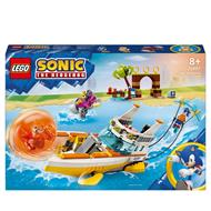 LEGO Sonic the Hedgehog 76997 L’Aeroscafo delle Avventure di Tails, Barca Giocattolo con 4 Personaggi, Giochi per Bambini 8+