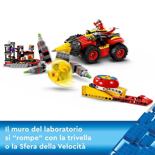 LEGO Sonic the Hedgehog 76999 Super Sonic vs. Egg Drillster, Giocattolo con 7 Personaggi e Veicolo da Costruire per Bambini 8+ - 4