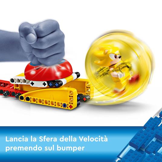 LEGO Sonic the Hedgehog 76999 Super Sonic vs. Egg Drillster, Giocattolo con 7 Personaggi e Veicolo da Costruire per Bambini 8+ - 5