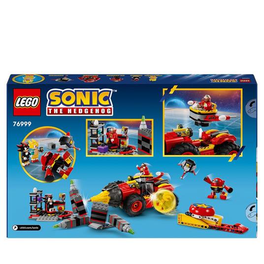 LEGO Sonic the Hedgehog 76999 Super Sonic vs. Egg Drillster, Giocattolo con 7 Personaggi e Veicolo da Costruire per Bambini 8+ - 8