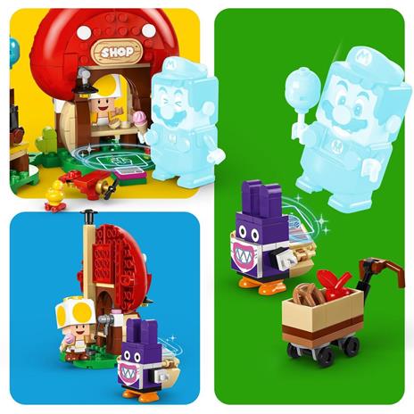 LEGO Super Mario 71429 Pack di Espansione Ruboniglio al Negozio di Toad Giochi per Bambini 7+ Anni 2 Personaggi Giocattolo - 5
