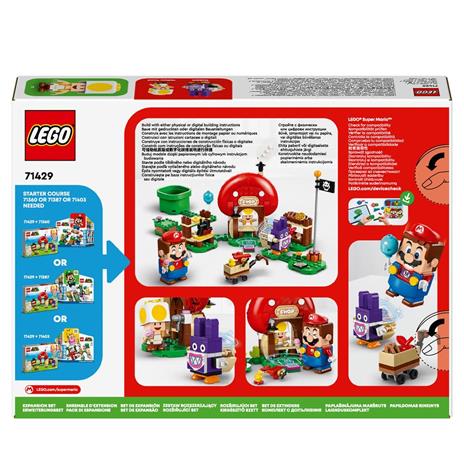 LEGO Super Mario 71429 Pack di Espansione Ruboniglio al Negozio di Toad Giochi per Bambini 7+ Anni 2 Personaggi Giocattolo - 9