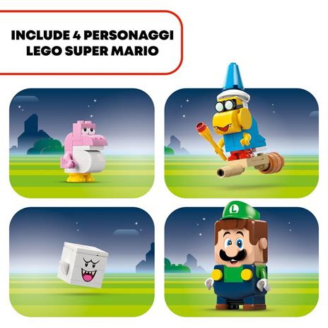 LEGO Super Mario 71440 Avventure di LEGO Luigi Interattivo, Giocattolo con 4 Personaggi Nintendo da Collezione per Bambini 6+ - 5