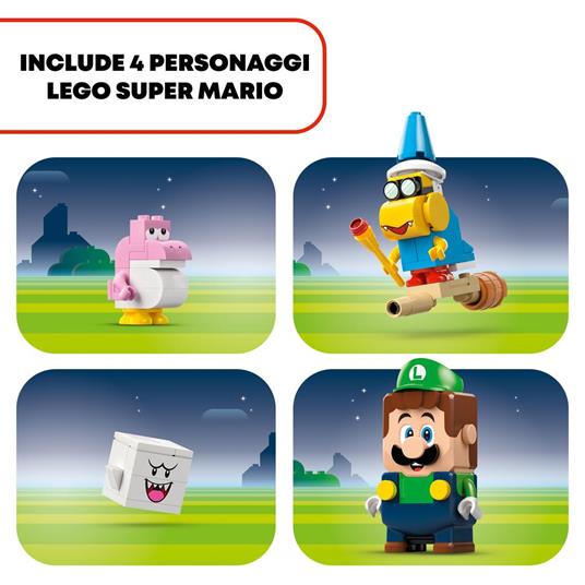 LEGO Super Mario 71440 Avventure di LEGO Luigi Interattivo, Giocattolo con 4 Personaggi Nintendo da Collezione per Bambini 6+ - 5