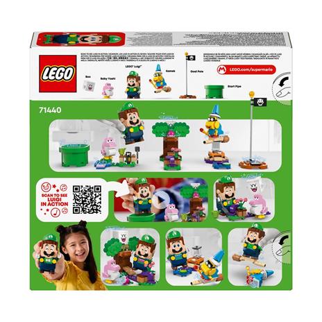 LEGO Super Mario 71440 Avventure di LEGO Luigi Interattivo, Giocattolo con 4 Personaggi Nintendo da Collezione per Bambini 6+ - 8