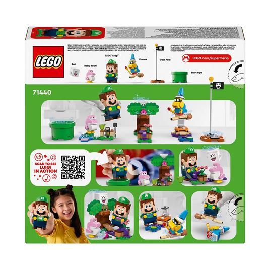 LEGO Super Mario 71440 Avventure di LEGO Luigi Interattivo, Giocattolo con 4 Personaggi Nintendo da Collezione per Bambini 6+ - 8