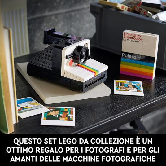 LEGO Ideas Fotocamera Polaroid OneStep SX-70 21345 Modellismo da