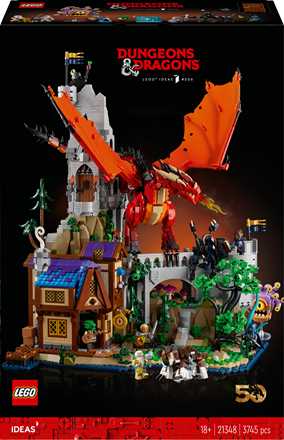 Giocattolo LEGO Ideas (21348). Dungeons & Dragons: Il racconto del Drago Rosso. Esclusiva LEGO