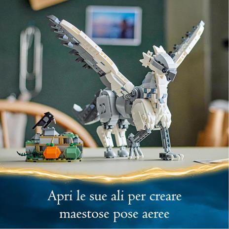 LEGO Harry Potter 76427 Fierobecco, Ippogrifo Giocattolo da Costruire con Parti Snodabili da Collezione, Giochi per Bambini 9+ - 3
