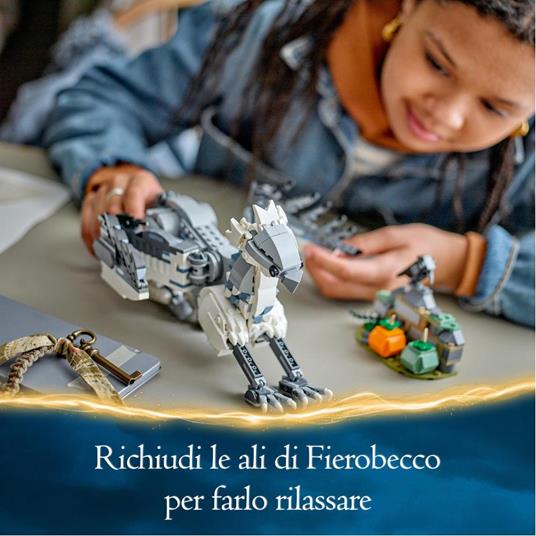 LEGO Harry Potter 76427 Fierobecco, Ippogrifo Giocattolo da Costruire con Parti Snodabili da Collezione, Giochi per Bambini 9+ - 4