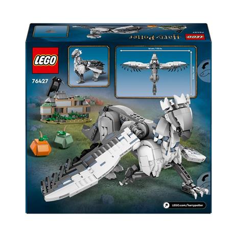 LEGO Harry Potter 76427 Fierobecco, Ippogrifo Giocattolo da Costruire con Parti Snodabili da Collezione, Giochi per Bambini 9+ - 10