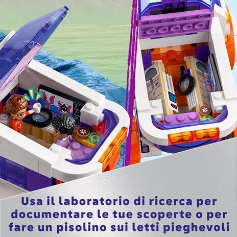 LEGO Friends 42602 Rover di Ricerca Spaziale, Giochi Scientifici per Bambini 8+ con Veicolo, 2 Mini Bamboline, Cane e Alieni - 5