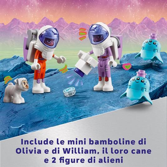 LEGO Friends 42602 Rover di Ricerca Spaziale, Giochi Scientifici per Bambini 8+ con Veicolo, 2 Mini Bamboline, Cane e Alieni - 6