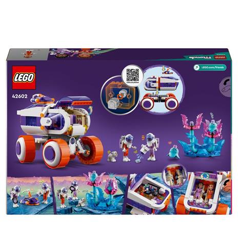 LEGO Friends 42602 Rover di Ricerca Spaziale, Giochi Scientifici per Bambini 8+ con Veicolo, 2 Mini Bamboline, Cane e Alieni - 9