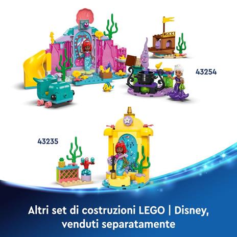 LEGO | Disney 43235 Il Palcoscenico Musicale di Ariel, Giochi Creativi per Bambini 4+ con 2 Personaggi Iconici, Idea Regalo - 7