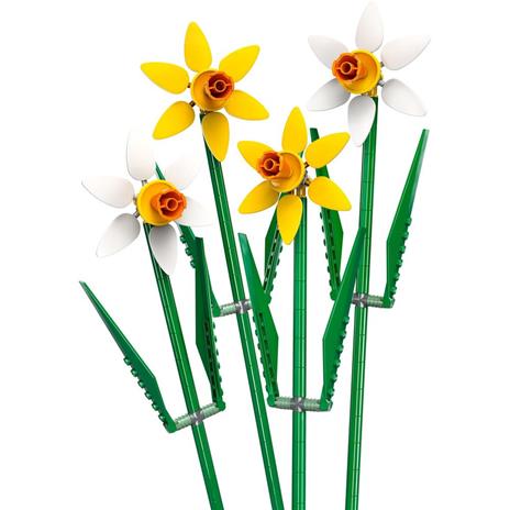 LEGO 40747 Narcisi, Fiori Finti per Bambini 8+, Bouquet Regalo di San Valentino per Lei, Lui, Donna, Uomo, Ragazza o Ragazzo - 7