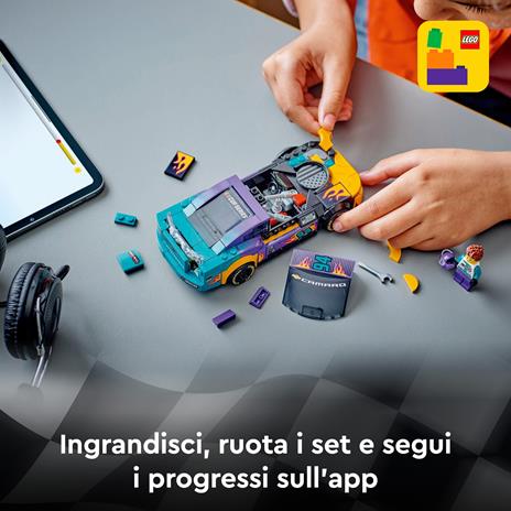 LEGO Speed Champions 76935 NASCAR Next Gen Chevrolet Camaro ZL1, Modello di Auto da Costruire, Macchina Giocattolo Bambini 9+ - 5