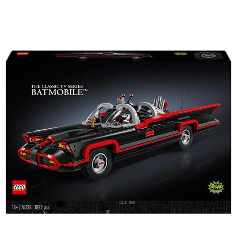 LEGO DC 76328 Batman: Batmobile Classic TV Series, Kit Modellismo da Collezione per Adulti, Idea Regalo Fan del Supereroe