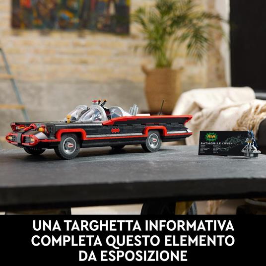 LEGO DC 76328 Batman: Batmobile Classic TV Series, Kit Modellismo da Collezione per Adulti, Idea Regalo Fan del Supereroe - 6