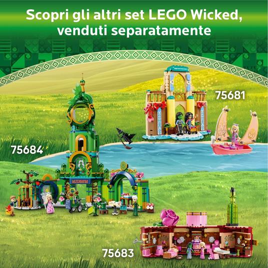 LEGO Wicked 75682 Personaggi di Elphaba e Glinda, Giochi di Fantasia per Bambini 10+ Anni, 2 Figure da Costruire, Idea Regalo - 7