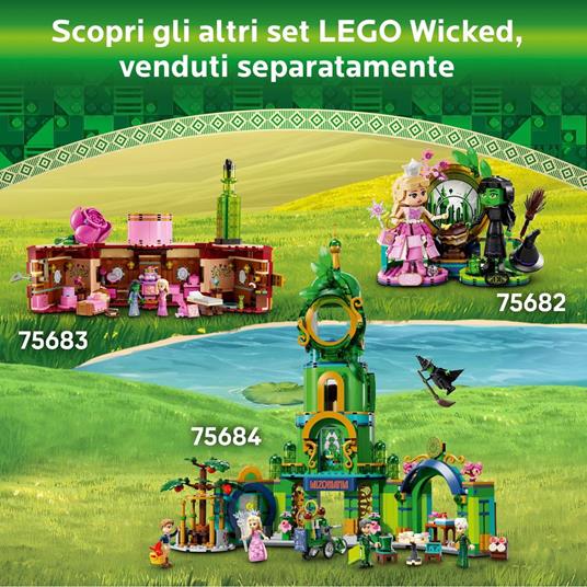 LEGO Wicked 75682 Personaggi di Elphaba e Glinda, Giochi di Fantasia per Bambini 10+ Anni, 2 Figure da Costruire, Idea Regalo - 8