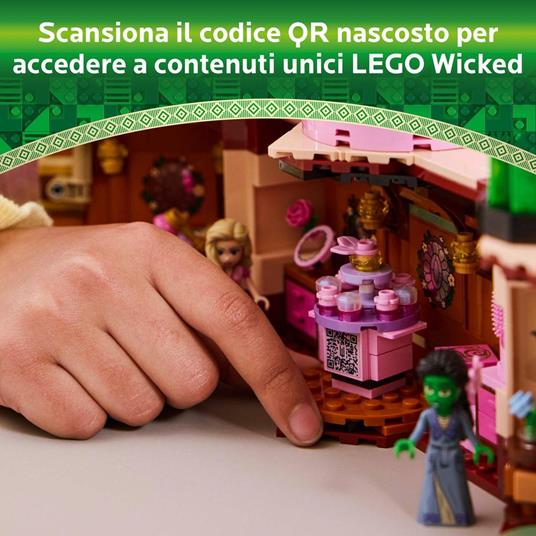 LEGO Wicked 75683 Il Dormitorio di Glinda ed Elphaba, Giochi di Fantasia Bambini 8+, Baule Apribile con 2 Personaggi del Film - 5